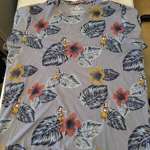 Hawaii print T shirt